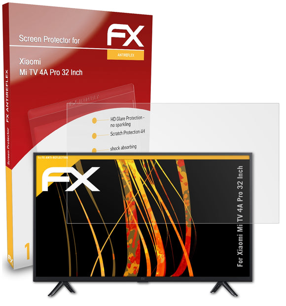 atFoliX FX-Antireflex Displayschutzfolie für Xiaomi Mi TV 4A Pro (32 Inch)
