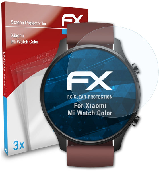 atFoliX FX-Clear Schutzfolie für Xiaomi Mi Watch Color
