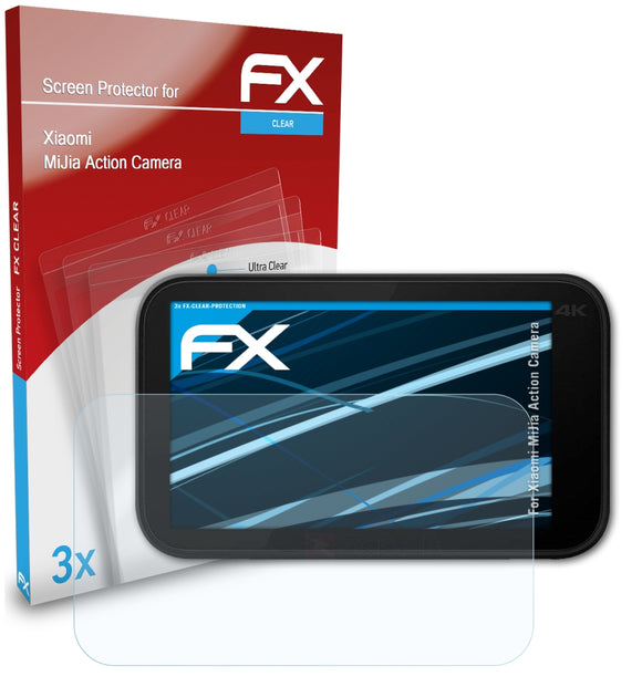 atFoliX FX-Clear Schutzfolie für Xiaomi MiJia Action Camera