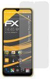 Panzerfolie atFoliX kompatibel mit Xiaomi Poco C40, entspiegelnde und stoßdämpfende FX (3X)