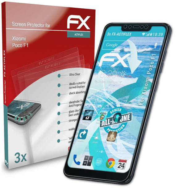 atFoliX FX-ActiFleX Displayschutzfolie für Xiaomi Poco F1