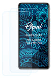 Schutzfolie Bruni kompatibel mit Xiaomi Poco M4 Pro, glasklare (2X)