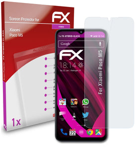 atFoliX FX-Hybrid-Glass Panzerglasfolie für Xiaomi Poco M5