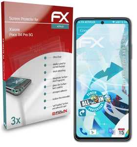 atFoliX FX-ActiFleX Displayschutzfolie für Xiaomi Poco X4 Pro 5G