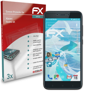 atFoliX FX-ActiFleX Displayschutzfolie für Xiaomi Redmi 4X