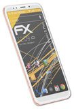 Panzerfolie atFoliX kompatibel mit Xiaomi Redmi 5 Plus, entspiegelnde und stoßdämpfende FX (3X)
