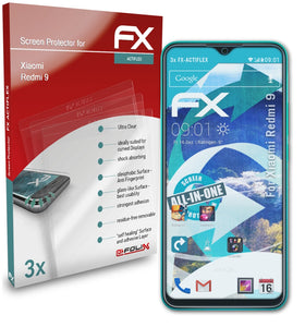 atFoliX FX-ActiFleX Displayschutzfolie für Xiaomi Redmi 9