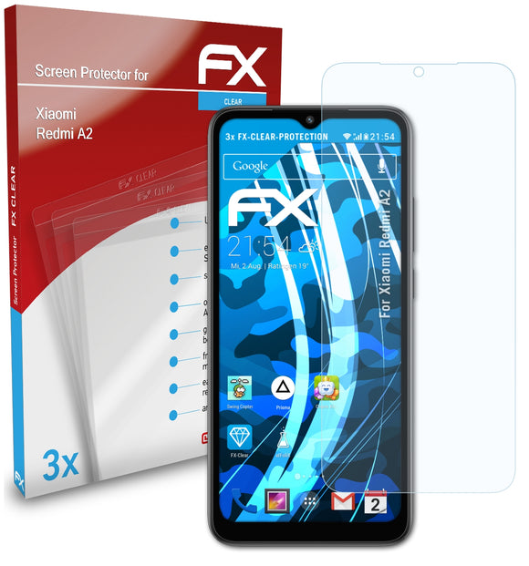 atFoliX FX-Clear Schutzfolie für Xiaomi Redmi A2