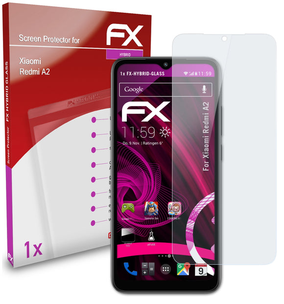 atFoliX FX-Hybrid-Glass Panzerglasfolie für Xiaomi Redmi A2
