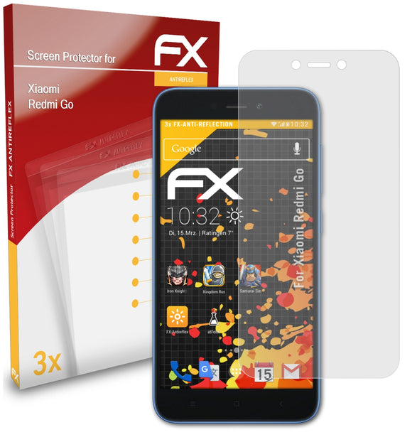 atFoliX FX-Antireflex Displayschutzfolie für Xiaomi Redmi Go