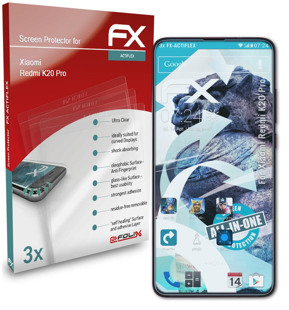 atFoliX FX-ActiFleX Displayschutzfolie für Xiaomi Redmi K20 Pro