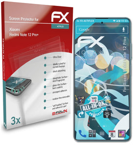 atFoliX FX-ActiFleX Displayschutzfolie für Xiaomi Redmi Note 12 Pro+