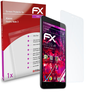 atFoliX FX-Hybrid-Glass Panzerglasfolie für Xiaomi Redmi Note 3
