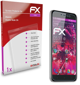 atFoliX FX-Hybrid-Glass Panzerglasfolie für Xiaomi Redmi Note 5A