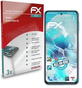 atFoliX FX-ActiFleX Displayschutzfolie für Xiaomi Redmi Note 9S