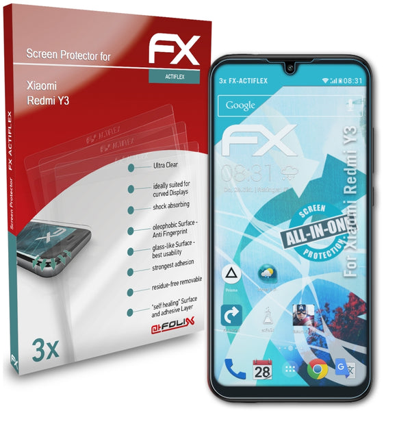 atFoliX FX-ActiFleX Displayschutzfolie für Xiaomi Redmi Y3