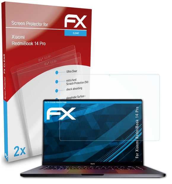 atFoliX FX-Clear Schutzfolie für Xiaomi RedmiBook 14 Pro