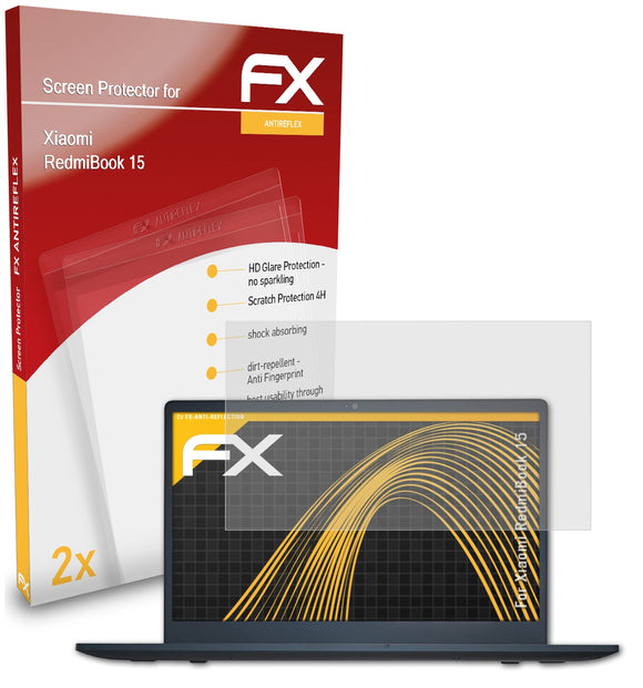 atFoliX FX-Antireflex Displayschutzfolie für Xiaomi RedmiBook 15
