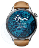 Schutzfolie Bruni kompatibel mit Xiaomi Watch S1 Pro, glasklare (2X)
