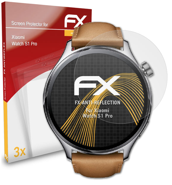 atFoliX FX-Antireflex Displayschutzfolie für Xiaomi Watch S1 Pro