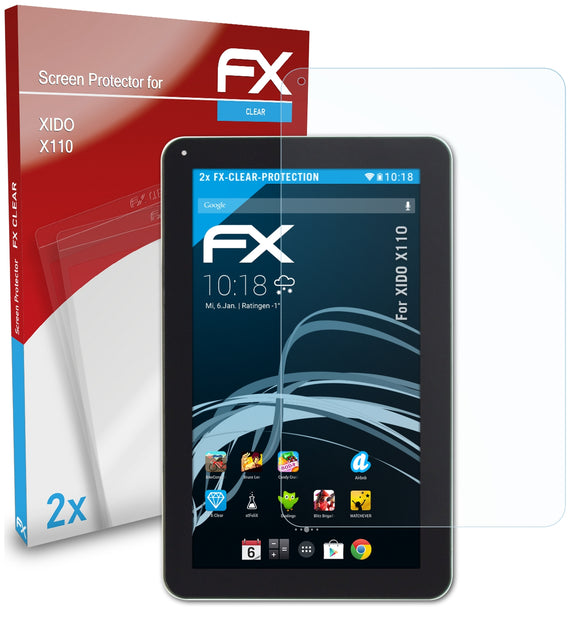 atFoliX FX-Clear Schutzfolie für XIDO X110