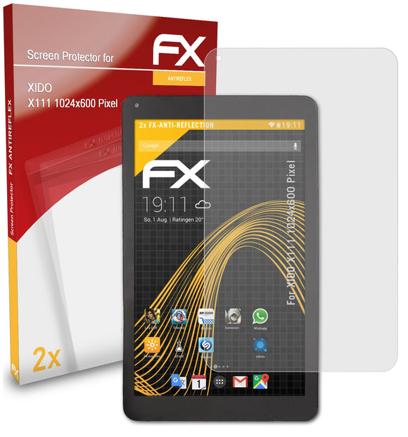 atFoliX FX-Antireflex Displayschutzfolie für XIDO X111 (1024x600 Pixel)