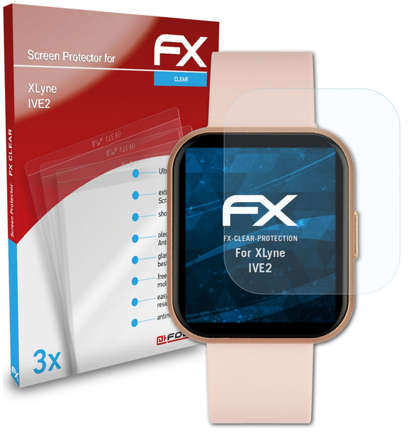 atFoliX FX-Clear Schutzfolie für XLyne IVE2