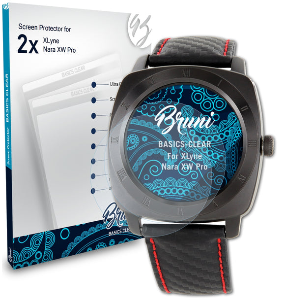 Bruni Basics-Clear Displayschutzfolie für XLyne Nara XW Pro