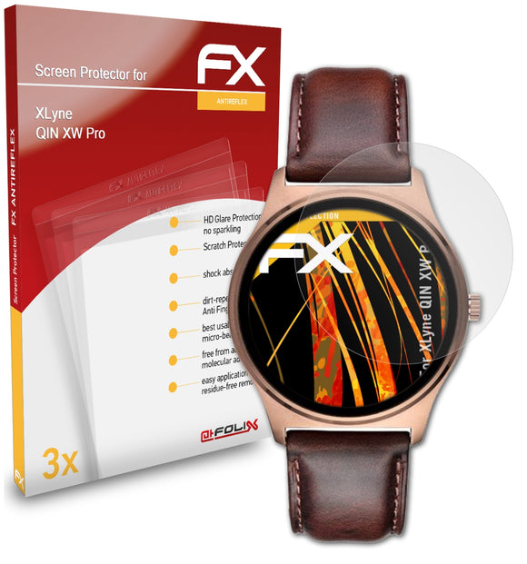 atFoliX FX-Antireflex Displayschutzfolie für XLyne QIN XW Pro