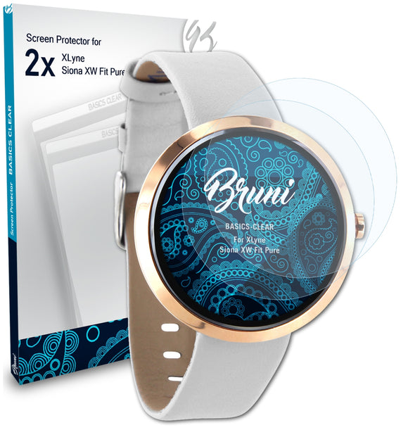 Bruni Basics-Clear Displayschutzfolie für XLyne Siona XW Fit Pure