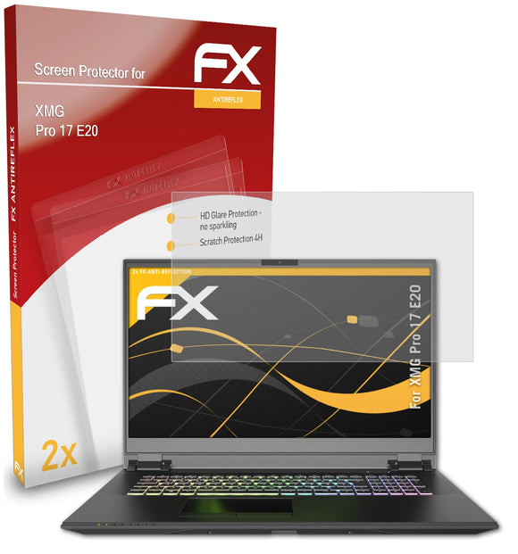 atFoliX FX-Antireflex Displayschutzfolie für XMG Pro 17 (E20)
