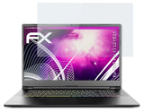 Glasfolie atFoliX kompatibel mit XMG Pro 17 L21/E21, 9H Hybrid-Glass FX