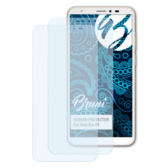 Bruni Basics-Clear Displayschutzfolie für Xolo Era 4X