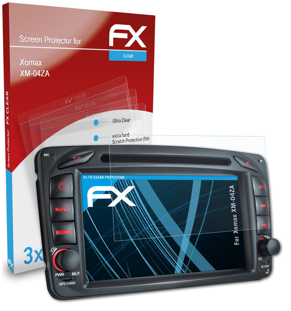 atFoliX FX-Clear Schutzfolie für Xomax XM-04ZA