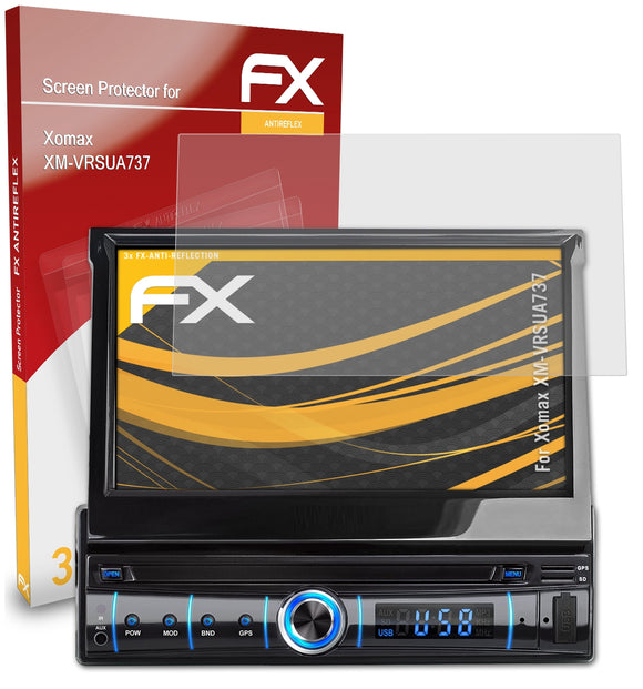 atFoliX FX-Antireflex Displayschutzfolie für Xomax XM-VRSUA737