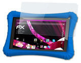 Glasfolie atFoliX kompatibel mit Xoro KidsPad 701, 9H Hybrid-Glass FX