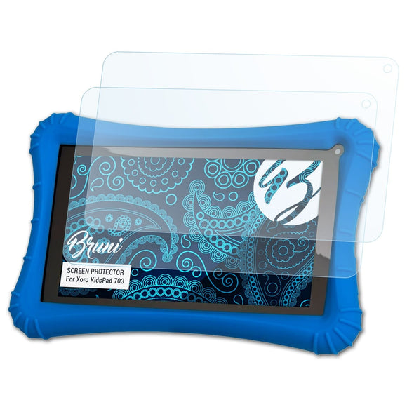 Bruni Basics-Clear Displayschutzfolie für Xoro KidsPad 703