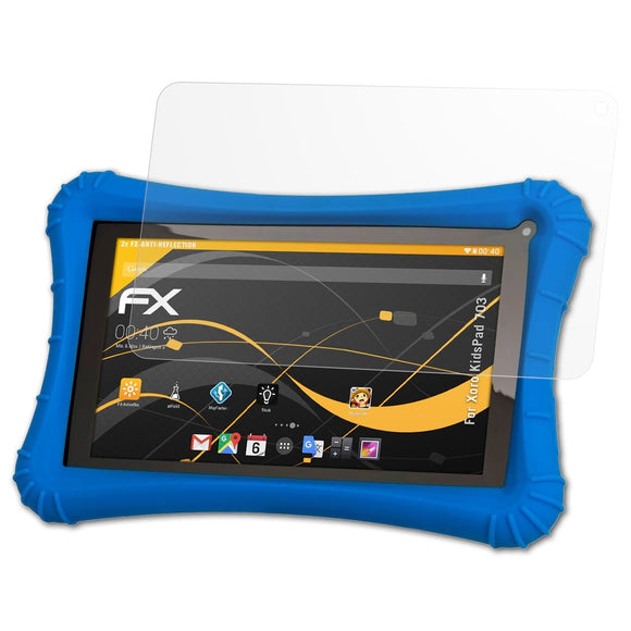 atFoliX FX-Antireflex Displayschutzfolie für Xoro KidsPad 703