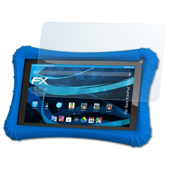 atFoliX FX-Clear Schutzfolie für Xoro KidsPad 703