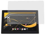 Panzerfolie atFoliX kompatibel mit Xoro MegaPad 1403 / 1404, entspiegelnde und stoßdämpfende FX (2X)