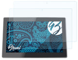 Schutzfolie Bruni kompatibel mit Xoro MegaPad 1404 V5, glasklare (2X)