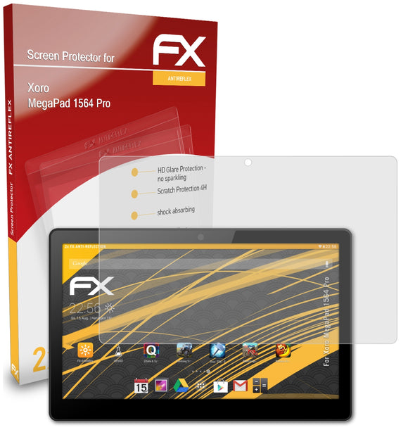 atFoliX FX-Antireflex Displayschutzfolie für Xoro MegaPad 1564 Pro