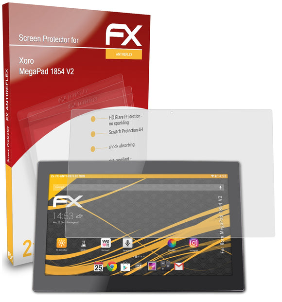 atFoliX FX-Antireflex Displayschutzfolie für Xoro MegaPad 1854 V2