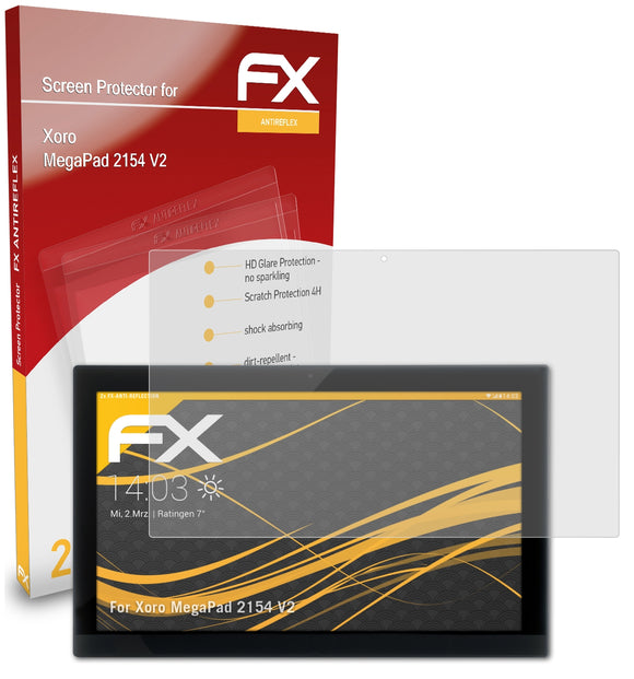 atFoliX FX-Antireflex Displayschutzfolie für Xoro MegaPad 2154 V2