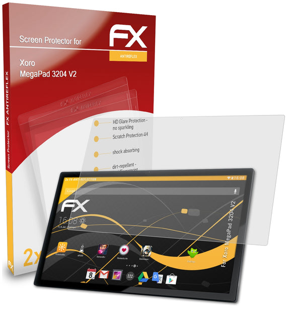 atFoliX FX-Antireflex Displayschutzfolie für Xoro MegaPad 3204 V2