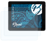 Schutzfolie Bruni kompatibel mit Xoro Pad 9720 QR, glasklare (2X)