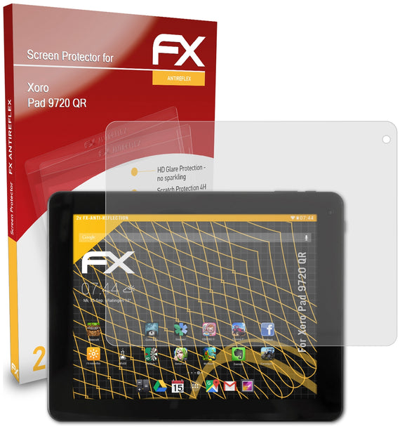 atFoliX FX-Antireflex Displayschutzfolie für Xoro Pad 9720 QR