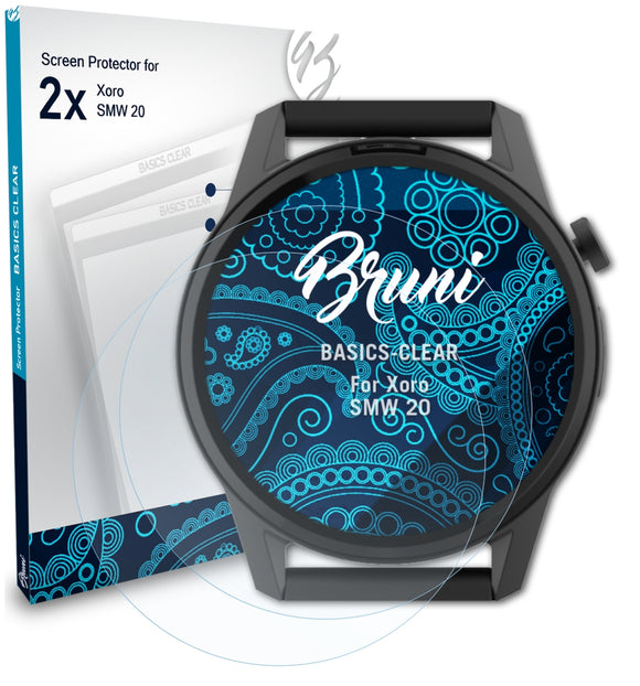 Bruni Basics-Clear Displayschutzfolie für Xoro SMW 20