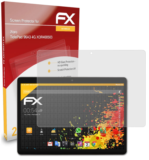 atFoliX FX-Antireflex Displayschutzfolie für Xoro TelePad 96A3 4G (XOR400503)