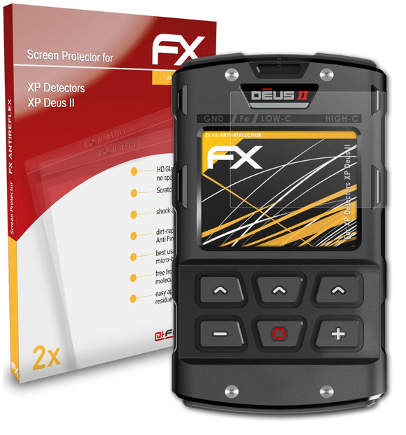 atFoliX FX-Antireflex Displayschutzfolie für XP Detectors XP Deus II